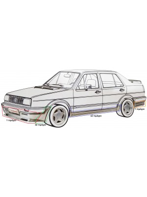 ΣΕΤ X1 VOLKSWAGEN JETTA II 