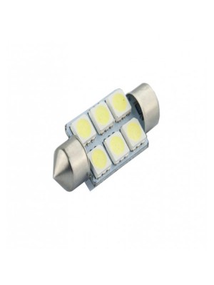 LED ΑΠΛΑ ΣΩΛΗΝΩΤΑ 12V 6pcs FLUX 36mm