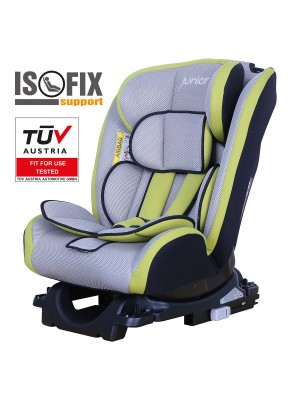 ΠΑΙΔΙΚΟ ΚΑΘΙΣΜΑ SUPREME PLUS-1142 ISOFIX ΣΕ ΓΚΡΙ-ΚΙΤΡΙΝΟ