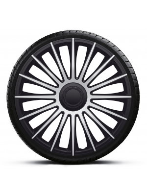 ΣΕΤ ΔΙΕΘΝΗ ΤΑΣΙΑ ΤΡΟΧΩΝ 13'' AUSTIN SILVER BLACK (4ΤΕΜ)