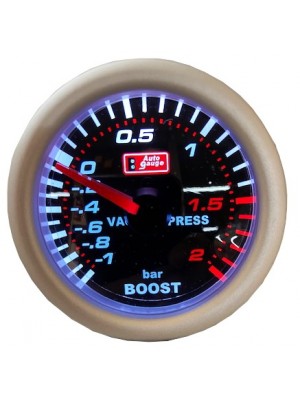 ΟΡΓΑΝΟ TURBO-BOOST 2BAR BLACK 52mm