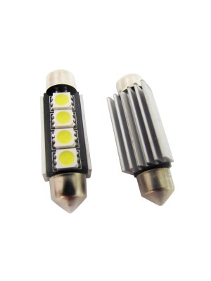 LED CANBUS S8.5 39mm 5050 4SMD ΣΤΕΝΑ