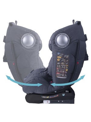 ΠΑΙΔΙΚΟ ΚΑΘΙΣΜΑ KING-402 ISOFIX ΣΕ ΜΑΥΡΟ