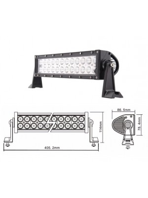 ΜΠΑΡΑ LED 72W 40cm SPOT