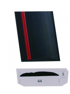 TRIM 40mm ΜΑΥΡΟ ΚΟΚΚΙΝΗ ΡΙΓΑ (ΚΟΥΛΟΥΡΑ 25 ΜΕΤΡΩΝ)